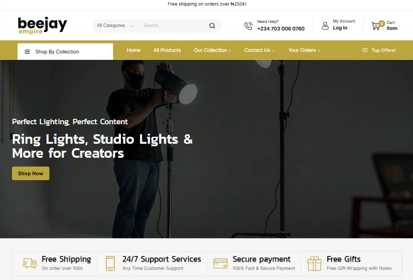 Beejay Empire | Ecommerce store